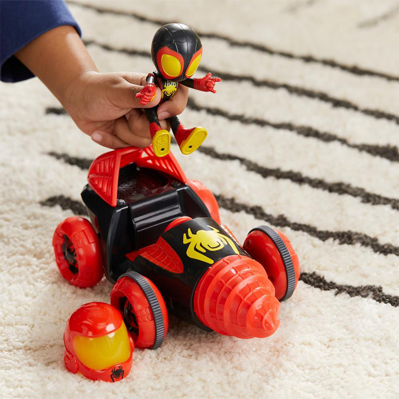 Miles with a Spinner Drill Toy Car